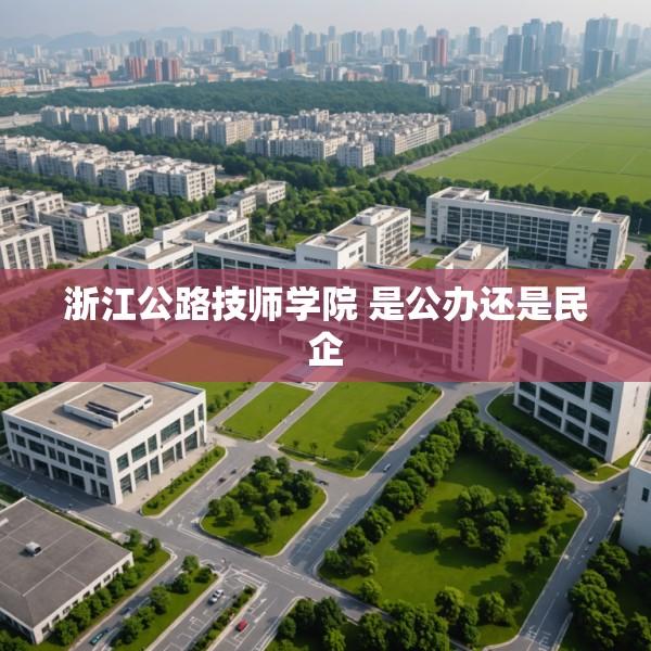 浙江公路技师学院 是公办还是民企