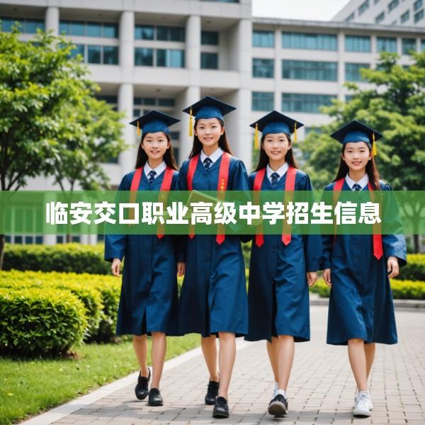 临安交口职业高级中学招生信息