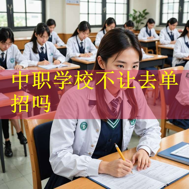 中职学校不让去单招吗