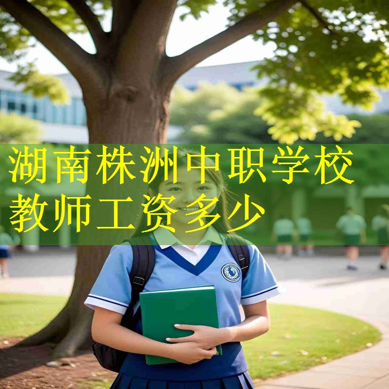 湖南株洲中职学校教师工资多少