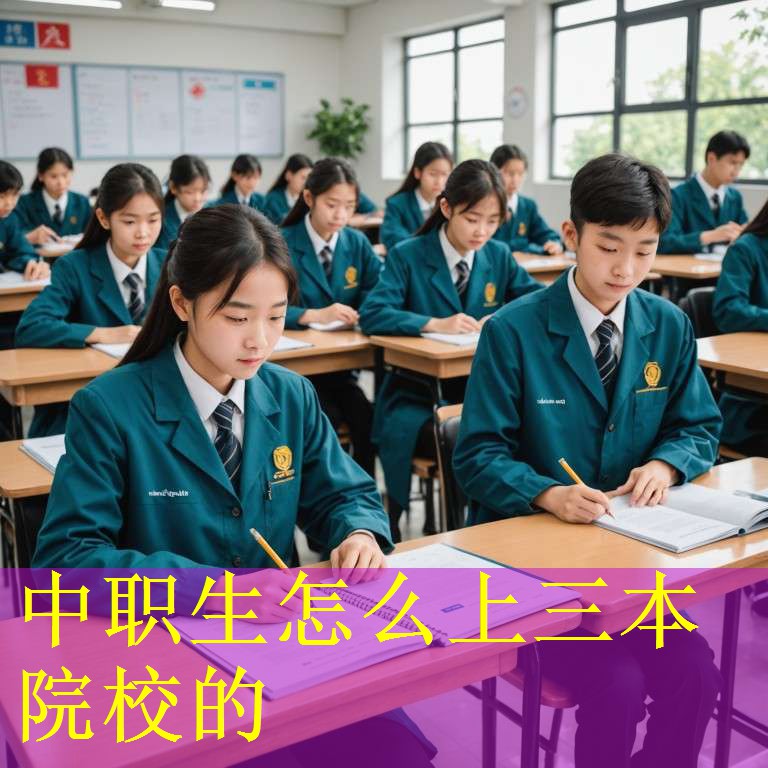 中职生怎么上三本院校的