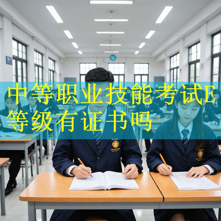 中等职业技能考试E等级有证书吗