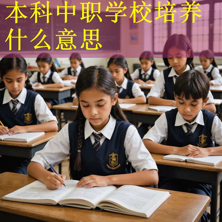 本科中职学校培养什么意思