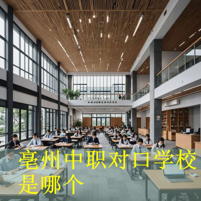 亳州中职对口学校是哪个