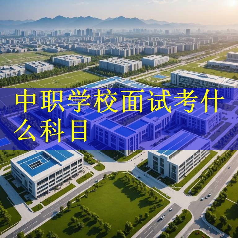 中职学校面试考什么科目