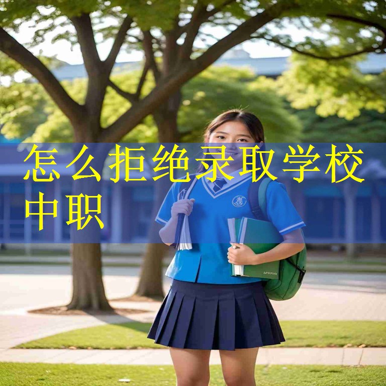 怎么拒绝录取学校中职