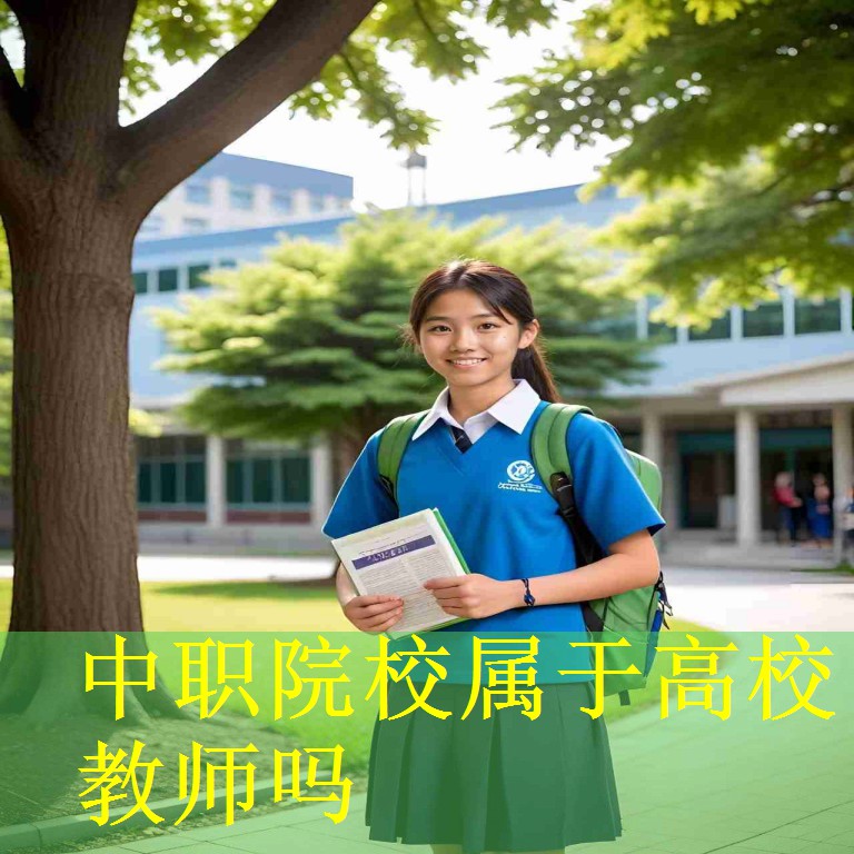 中职院校属于高校教师吗