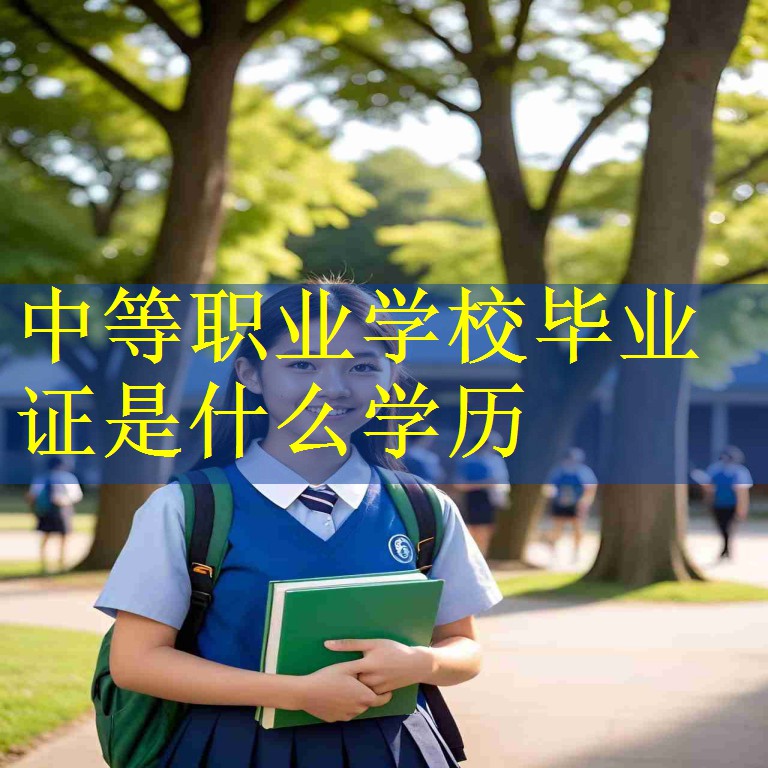 中等职业学校毕业证是什么学历