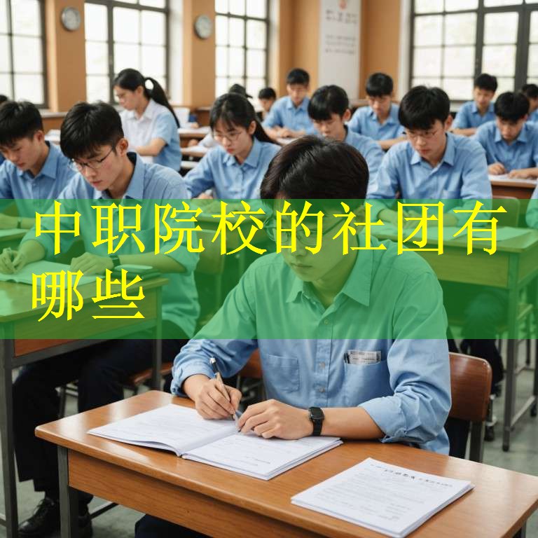 中职院校的社团有哪些