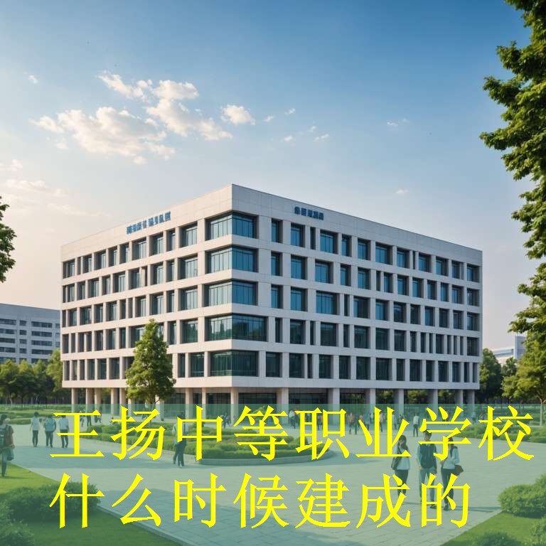 王扬中等职业学校什么时候建成的