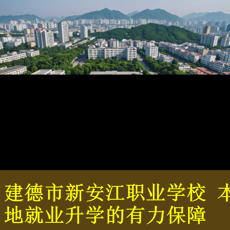 建德市新安江职业学校 本地就业升学的有力保障