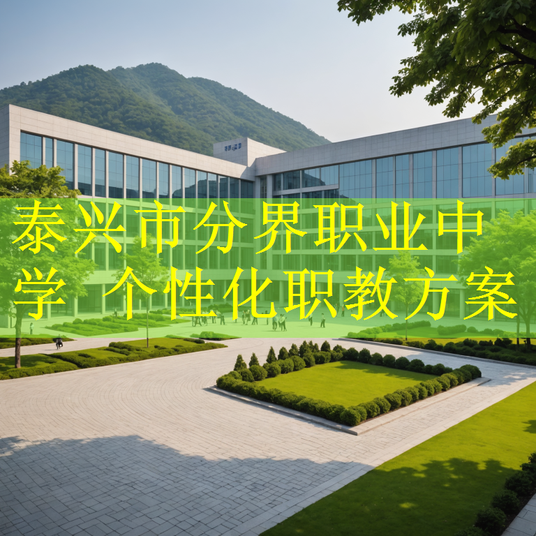 泰兴市分界职业中学 个性化职教方案