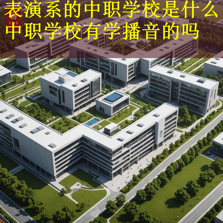 表演系的中职学校是什么 中职学校有学播音的吗