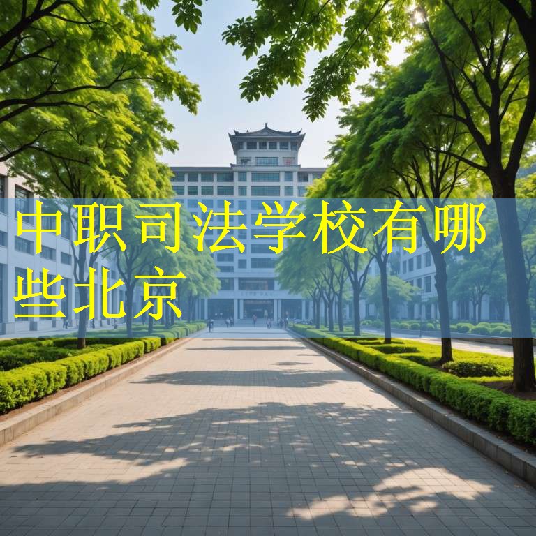 中职司法学校有哪些北京