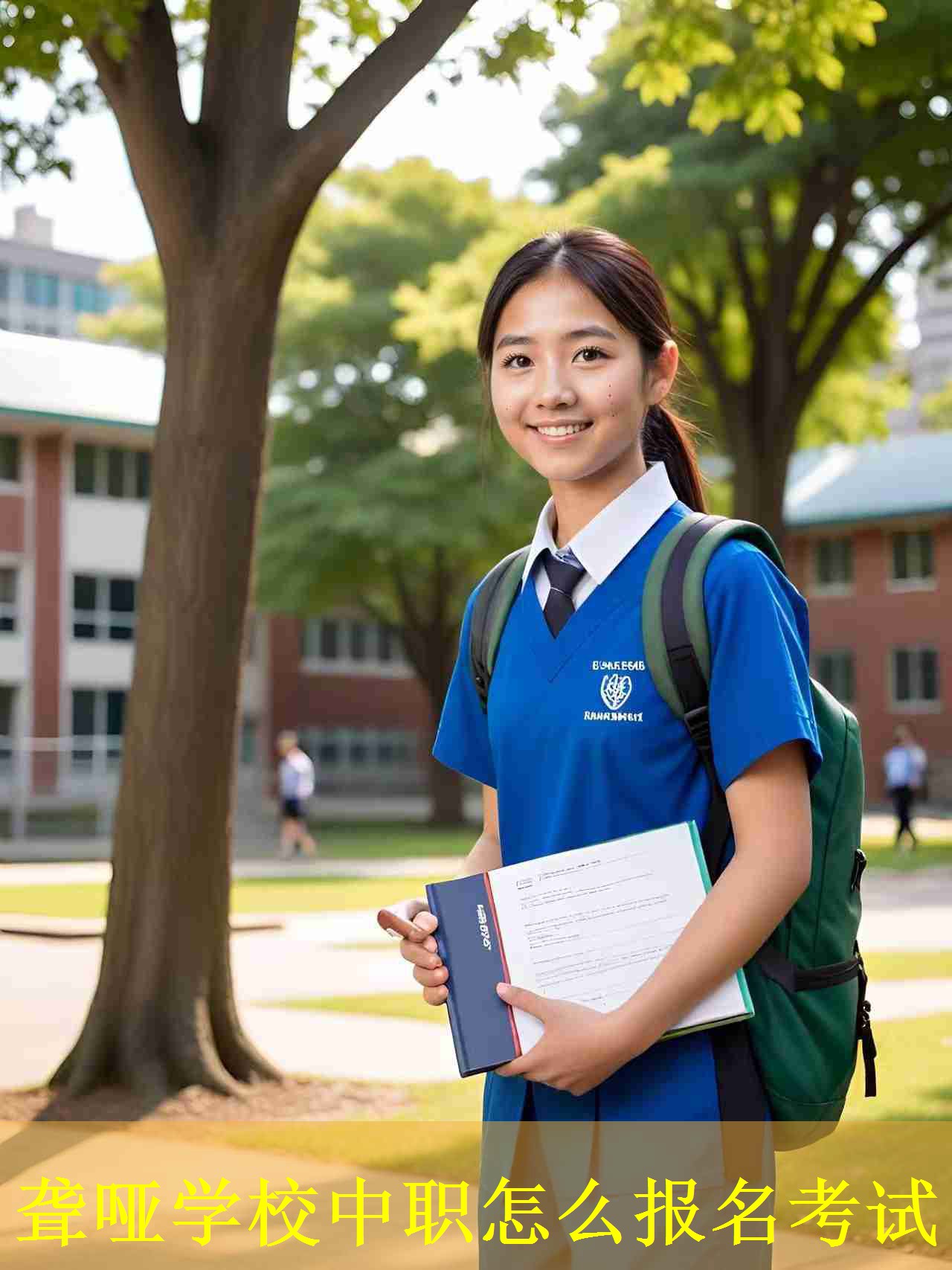 聋哑学校中职怎么报名考试