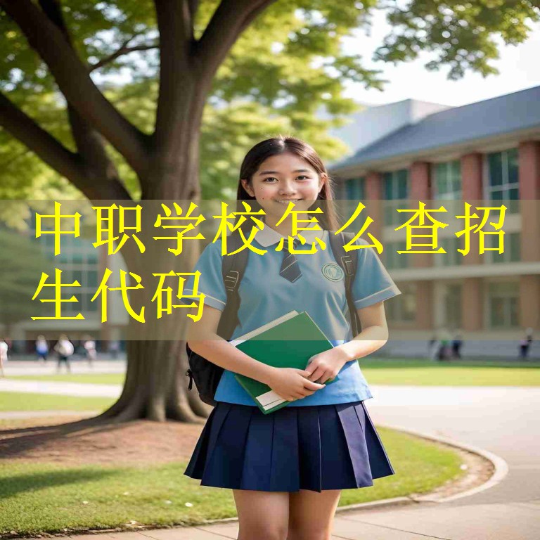 中职学校怎么查招生代码