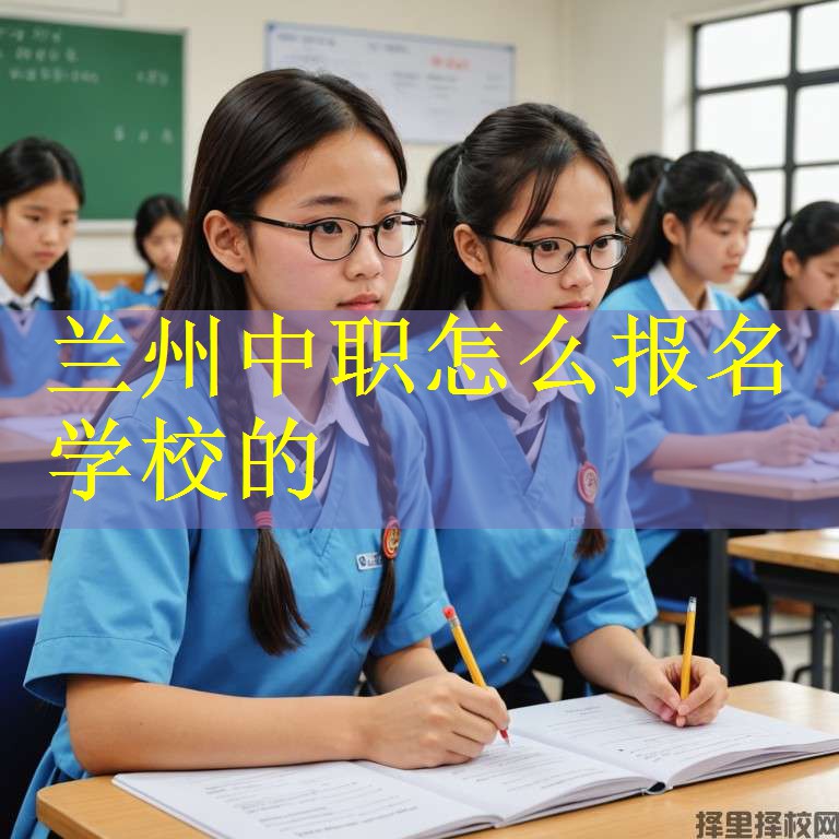 兰州中职怎么报名学校的