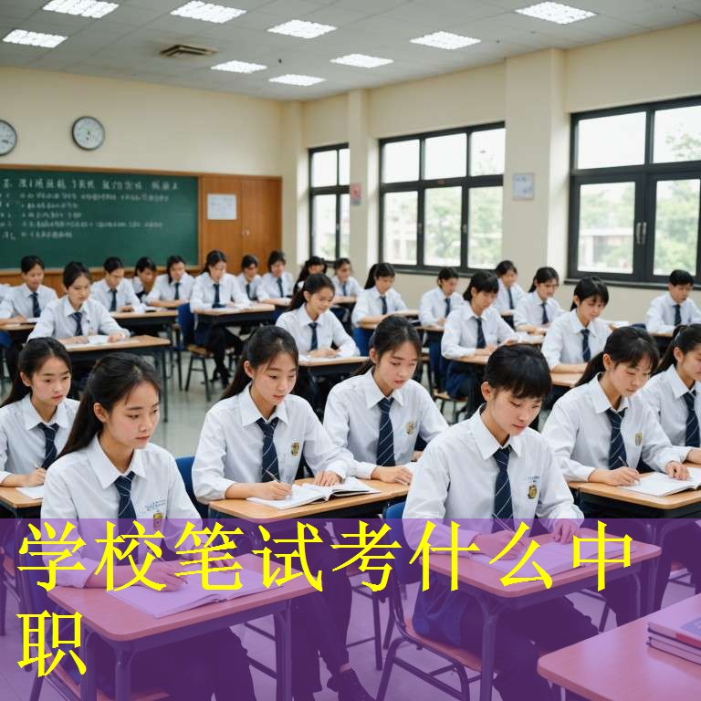 学校笔试考什么中职