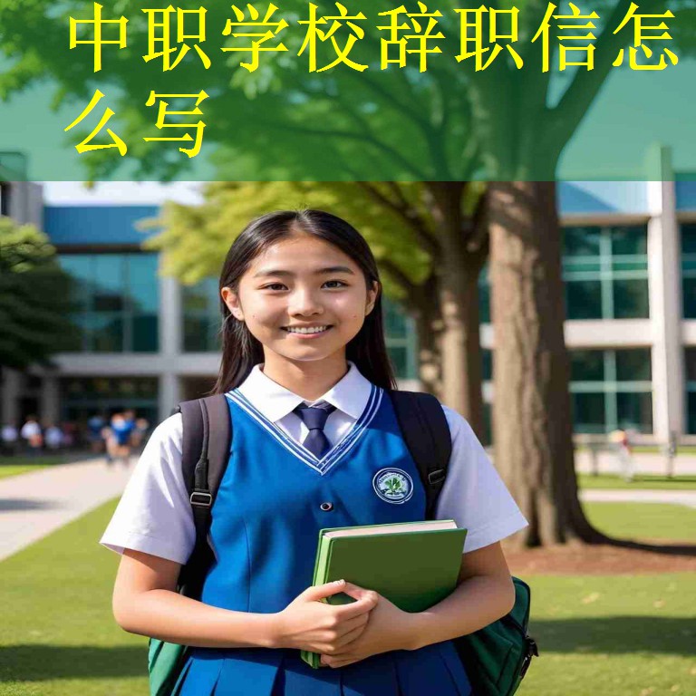 中职学校辞职信怎么写