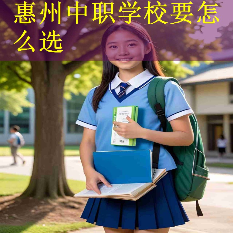 惠州中职学校要怎么选