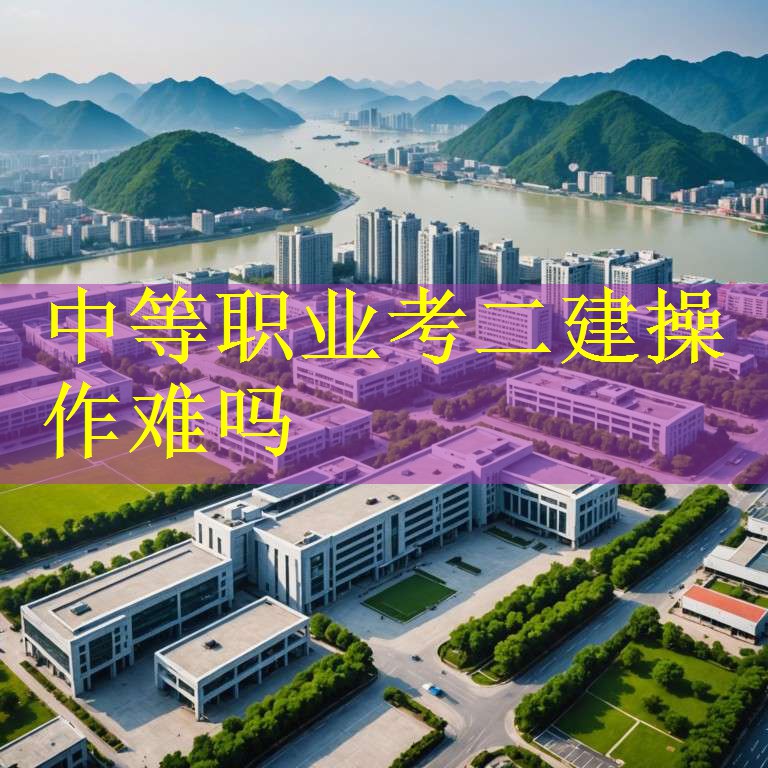 中等职业考二建操作难吗