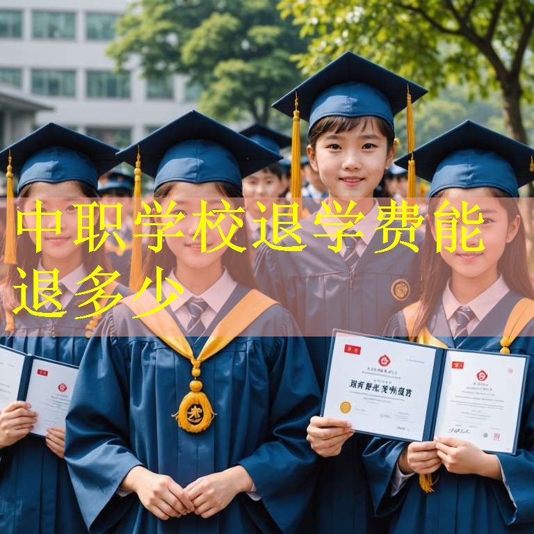 中职学校退学费能退多少