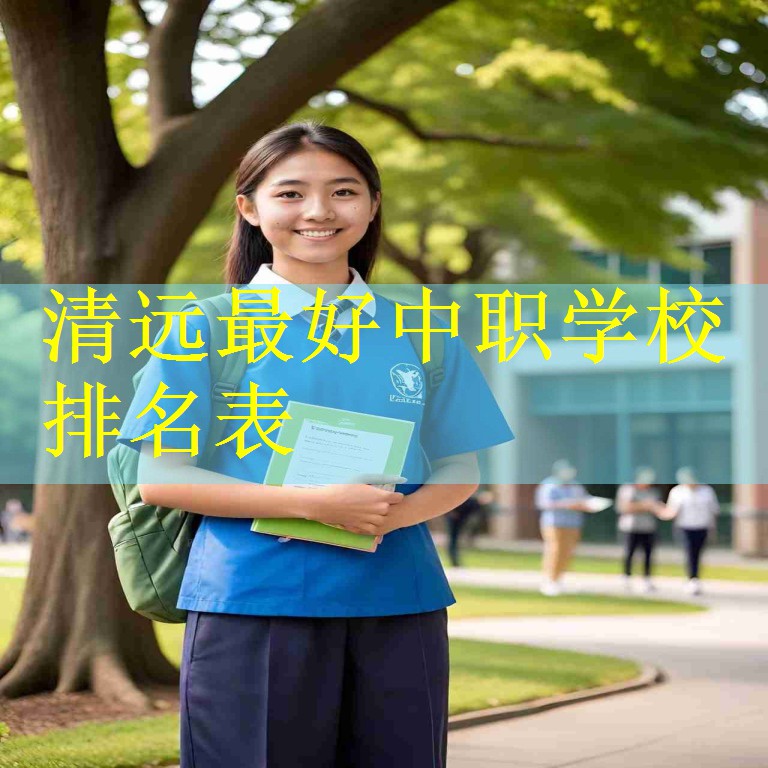 清远最好中职学校排名表