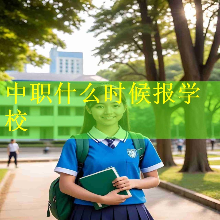 中职什么时候报学校