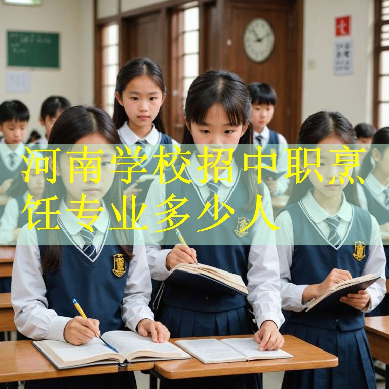 河南学校招中职烹饪专业多少人
