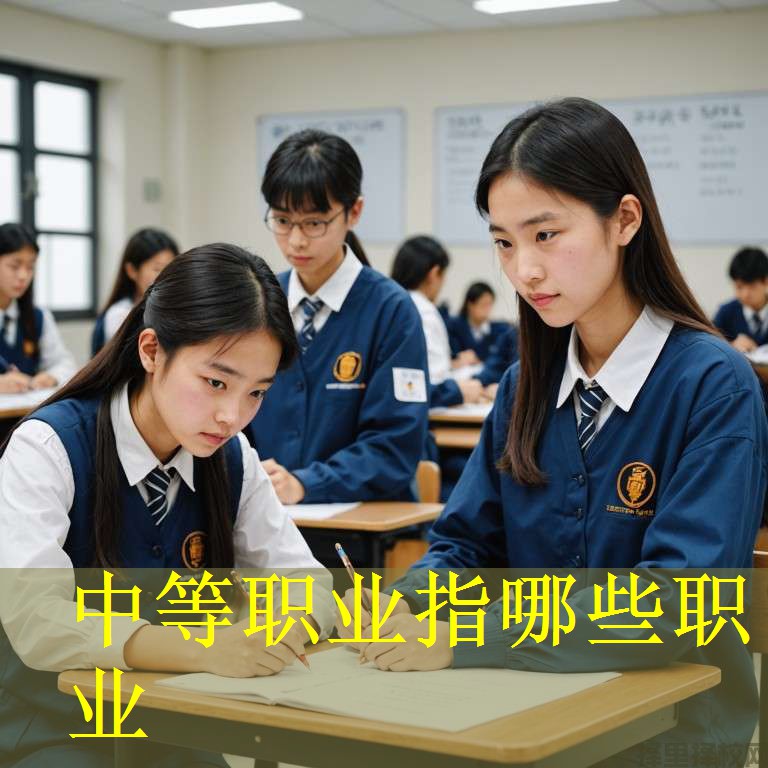 中等职业指哪些职业