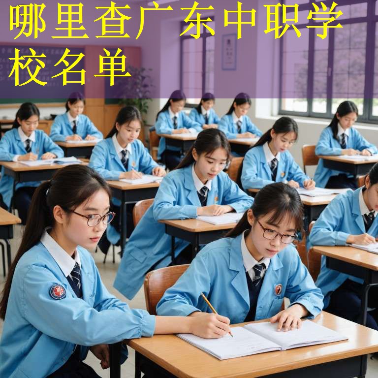 哪里查广东中职学校名单
