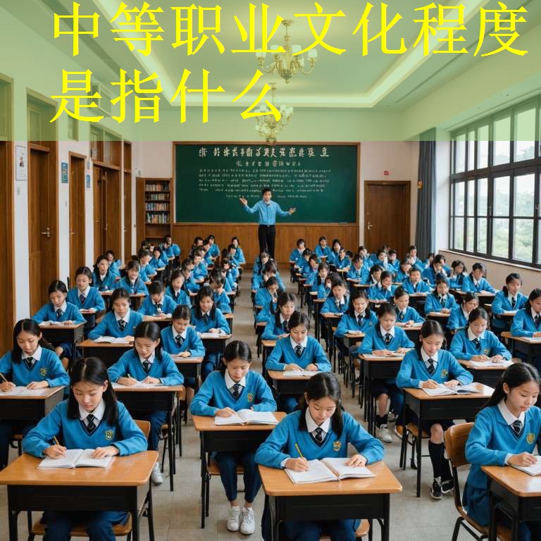 中等职业文化程度是指什么
